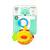 Jucarie din plus pentru agatat, fosnaie si vibreaza, Baby Fish Yellow - 4- Roveli
