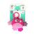 Jucarie din plus pentru agatat, fosnaie si vibreaza, Cutie Owl Pink - 6- Roveli