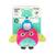 Jucarie din plus pentru agatat, cu clopotel, Happy Owl Pink - 7- Roveli