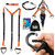 Sistem suspensie TRX Crossfit, Negru-Portocaliu - 8- Roveli