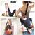 Curea de Yoga pentru exercitii de intensitate puternica, 300 cm, Negru - 6- Roveli