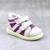 Ghete sport pentru copii , captusite , din piele naturala 3237-ALB/FUCSIA/B, Culoare (12): Fucsia, Marime (12): 21 - - Roveli