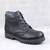 ​Bocanci captusiti , unisex , din piele naturala 2348-NEGRU100, Culoare (12): Negru, Marime (12): 36 - - Roveli