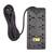 Prelungitor universal cu 7 prize si 2 USB, 3m - - Roveli