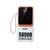 Baterie externa cu afisaj LED, 58000mAh , USB C si  Lightning : Culoare - negru, Culoare (tm): alb - - Roveli