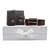 Set curea piele, portofel, husa chei, sigla Mercedes, negru/maro - 13- Roveli