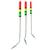 Set 50 x Pluta pescuit 12/14/16 cm, material PE, multicolor - - Roveli