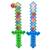 Jucarie Sabie minecraft cu iluminare Led si sunete, 46cm - 3- Roveli