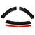 Set prelungire bara fata universal, 168cm, 4 piese, negru/rosu - 3- Roveli