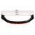 Set prelungire bara fata universal, 168cm, 4 piese, negru/rosu - 8- Roveli