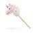 Calut de jucarie cu miscare si sunete, Hobby Horse, White, Milly Mally - 2- Roveli