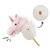 Calut de jucarie cu miscare si sunete, Hobby Horse, White, Milly Mally - 7- Roveli