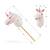 Calut de jucarie cu miscare si sunete, Hobby Horse, White, Milly Mally - 11- Roveli