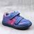 Pantofi sport , pentru copii , din piele naturala  3229-ALBASTRU/FUCSIA, Culoare (12): Fucsia, Marime (12): 29 - - Roveli
