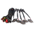 Set 5 x Lampi auto 4COB, lumini de zi, prindere in grila, 12V - - Roveli