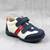 Pantofi sport , pentru copii , din piele naturala 3229-BLEUMARIN/ROSU, Culoare (12): Alb, Rosu, Bleumarin, Marime (12): 24 - - Roveli