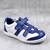 Pantofi sport , pentru copii , din piele naturala  1839-ALB/ALBASTRU/X, Culoare (12): Alb, Albastru, Marime (12): 29 - - Roveli