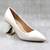 ​Pantofi de dama , eleganti , cu toc stilizat , auriu ST-F113-BEIGE, Culoare (12): Bej, Marime (12): 37 - - Roveli