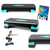 Stepper 68x28 cm, pentru fitness, aerobic si cardio, 2 niveluri de inaltime, Negru-Turcoaz - 9- Roveli