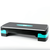 Stepper 68x28 cm, pentru fitness, aerobic si cardio, 2 niveluri de inaltime, Negru-Turcoaz - 15- Roveli