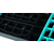 Stepper 68x28 cm, pentru fitness, aerobic si cardio, 2 niveluri de inaltime, Negru-Turcoaz - 16- Roveli