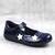 Pantofi usori , de copii , decorati cu stelute , cu talpa din cauciuc   3222-BLEUMARIN/4, Culoare (12): Alb, Bleumarin, Marime (12): 30 - - Roveli