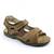 ​Sandale unisex , din piele naturala , gama OUTLET 1529-MARO, Culoare (12): Maro, Marime (12): 39** - - Roveli
