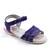 Sandale din piele naturala , lacuita , pentru fetite  , gama OUTLET 1751-MOV, Culoare (12): Mov, Marime (12): 35 - - Roveli