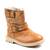 Cizme captusite pentru copii , din piele naturala , cu catarame  3100-COGNAC/X, Culoare (12): Camel, Marime (12): 26 - - Roveli