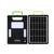 Panou solar fotovoltaic portabil cu lanterna 5000mAh : Putere - 8 W - - Roveli