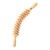 Rola de Masaj din Lemn, Design Curbat, Drenaj Limfatic, Anticelulitic, 45cm, Multifunctional - - Roveli