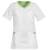 ​Bluza medicala dama Paola Alb-Verde, Marime (217): 42, Culoare (217): Alb - 2- Roveli