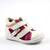 Ghete sport pentru copii , din piele naturala 3237-FUCSIA/ALB/11, Marime (12): 25 - - Roveli