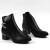 ​Ghete comode de dama , imblanite , cu element decorativ WS1-3-BLACK, Marime (12): 37 - 2- Roveli