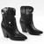 ​Ghete de dama , country style , cu stelute albe D8213-BLACK, Marime (12): 36* - 2- Roveli