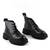 ​Ghete imblanite de dama , cu talpa groasa A10310-BLACK, Marime (12): 36 - 2- Roveli