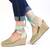 Sandale de dama cu platforme medii , comode si usoare 6000804-GREEN, Marime (12): 40 - - Roveli
