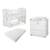 Set mobilier 3 piese copii DacEnergy©, din pal, patut, comoda de infasat, saltea, fibra de nuca de cocos, design simplu si modern, imprimat cu girafa, 120 x 60 cm, alb - 2- Roveli