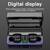 Casti Bluetooth 5.0 DacEnergy©, Wireless, 6D bass, display LED inteligent, automatic pairing, reducere inteligenta a zgomotului, microfon incorporat, IPX6 Impermeabil, culoare alb - 4- Roveli