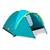 Cort camping DacEnergy, realizat din poliester, folie de protectie la sol din polietilena, 4 persoane, husa transport, 210x240x130 cm - - Roveli