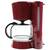 Cafetiera, 900 W, 1.25 l, capacitate 10 cesti, functie de mentinere la cald, anti-picurare, oprire automata, rosu si negru - 2- Roveli