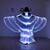 Aripi de dans fluture DacEnergy©, pentru spectacol, cu Led, stralucitoare, buton on/of, 300x145 cm, alb - 3- Roveli