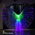 Aripi de dans fluture DacEnergy©, pentru spectacol, cu Led, 360 de grade,  2 bete extensibile, 145x300 cm, 3 culori, verde, albastru si mov - - Roveli