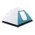 Cort camping DacEnergy, realizat din poliester, folie de protectie la sol din polietilena, 4 persoane, husa transport, 210x240x130 cm - 4- Roveli