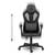 Scaun gaming DacEnergy©, husa din piele ecologica, baza cu cinci picioare, roti cauciucate, mecanism multi-bloc, reglarea inaltimii, negru - 2- Roveli