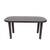 Masa ovala de gradina DacEnergy©, material plastic, dimensiuni 140 x 70 x 70 cm, culoare maro - 3- Roveli