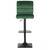 Scaun de bar cu spatar DacEnergy©, din velur, suport pentru picior, reglabil pe inaltime, stabil, verde - - Roveli
