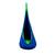 Hamac copii Neo-Sport, tip cocon, material rezistent, perna inclusa, 80kg, carlig inclus, albastru, 140x55 cm - - Roveli