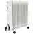 Radiator electric cu ulei, putere 2500 W, 3 trepte, 13 elementi, termostat reglabil, roti pentru deplasare, 580 x 125 x 564 mm, alb - - Roveli