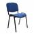 Scaun DacEnergy©, fix, dimensiune 84x53x53 cm, structura din otel, tapiterie din stofa, culoare albastru inchis - - Roveli